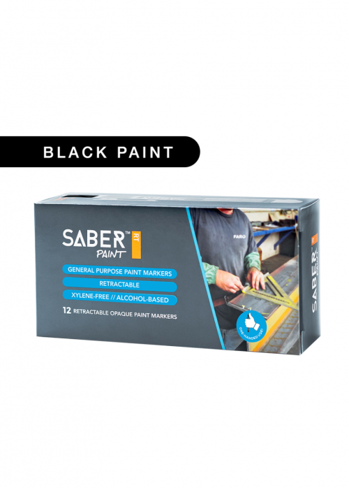 Black Paint Marker Retractable 1/PK General Purpose Bullet Tip Faro Tools